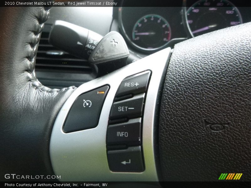 Red Jewel Tintcoat / Ebony 2010 Chevrolet Malibu LT Sedan