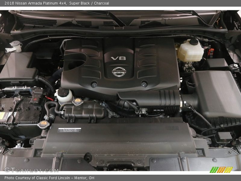  2018 Armada Platinum 4x4 Engine - 5.6 Liter DOHC 32-Valve VVEL V8