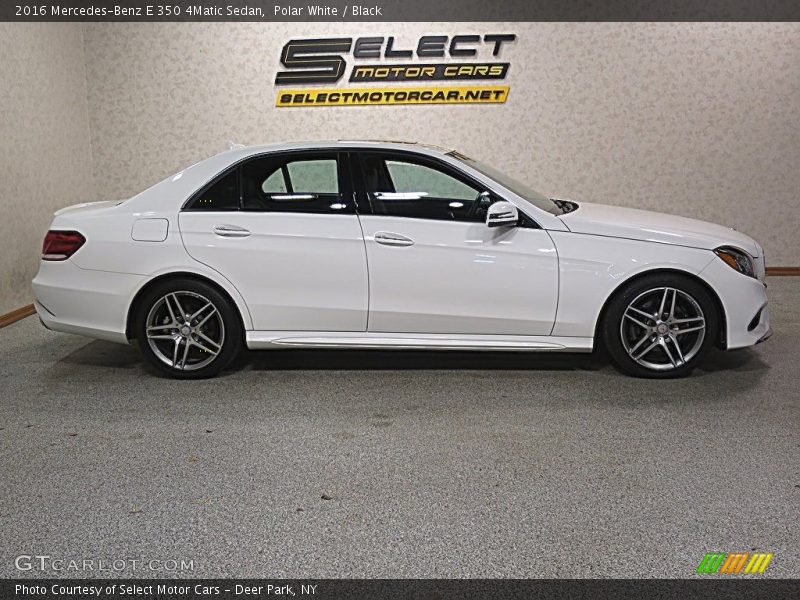 Polar White / Black 2016 Mercedes-Benz E 350 4Matic Sedan