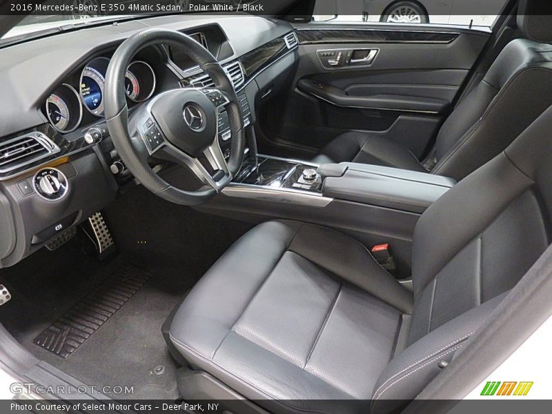 Polar White / Black 2016 Mercedes-Benz E 350 4Matic Sedan