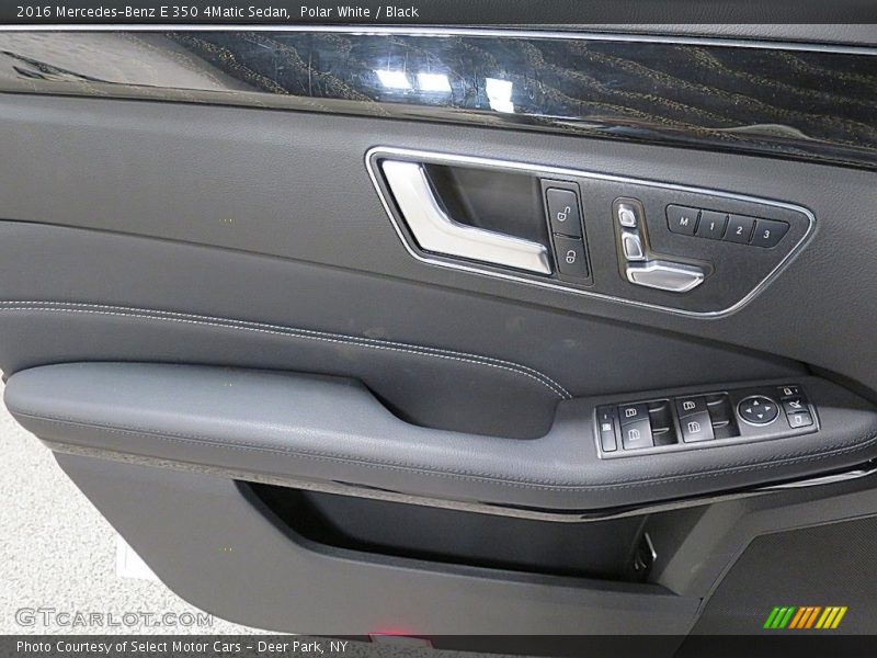 Polar White / Black 2016 Mercedes-Benz E 350 4Matic Sedan