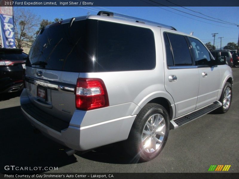 Ingot Silver / Ebony 2017 Ford Expedition Limited