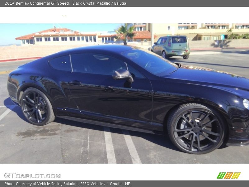Black Crystal Metallic / Beluga 2014 Bentley Continental GT Speed