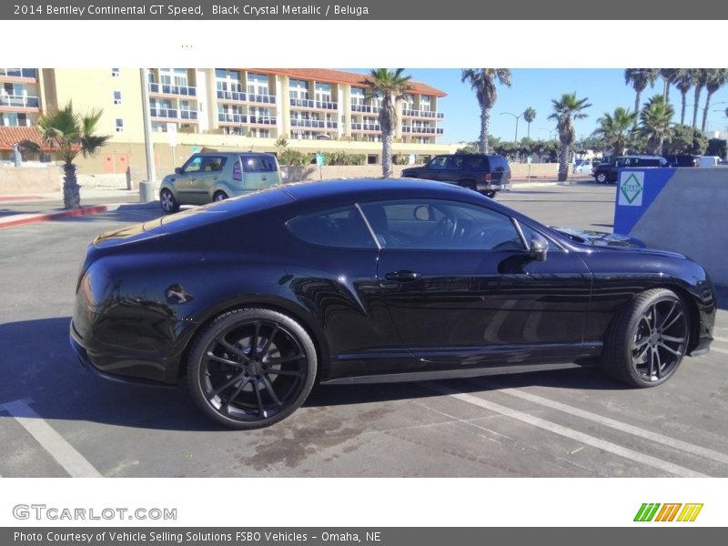 Black Crystal Metallic / Beluga 2014 Bentley Continental GT Speed