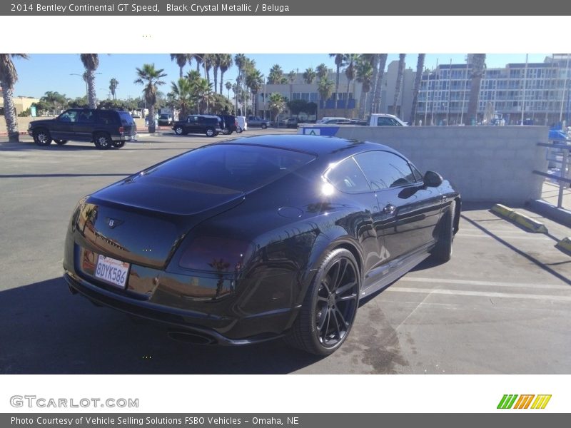 Black Crystal Metallic / Beluga 2014 Bentley Continental GT Speed