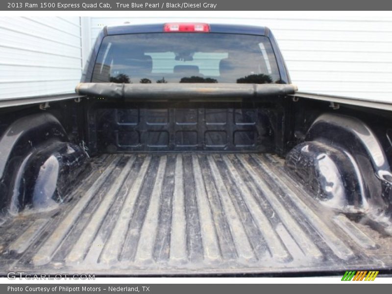 True Blue Pearl / Black/Diesel Gray 2013 Ram 1500 Express Quad Cab