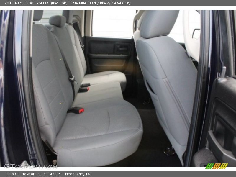True Blue Pearl / Black/Diesel Gray 2013 Ram 1500 Express Quad Cab