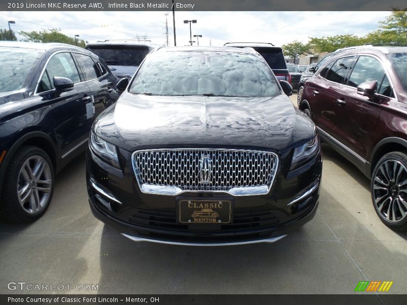 Infinite Black Metallic / Ebony 2019 Lincoln MKC Reserve AWD