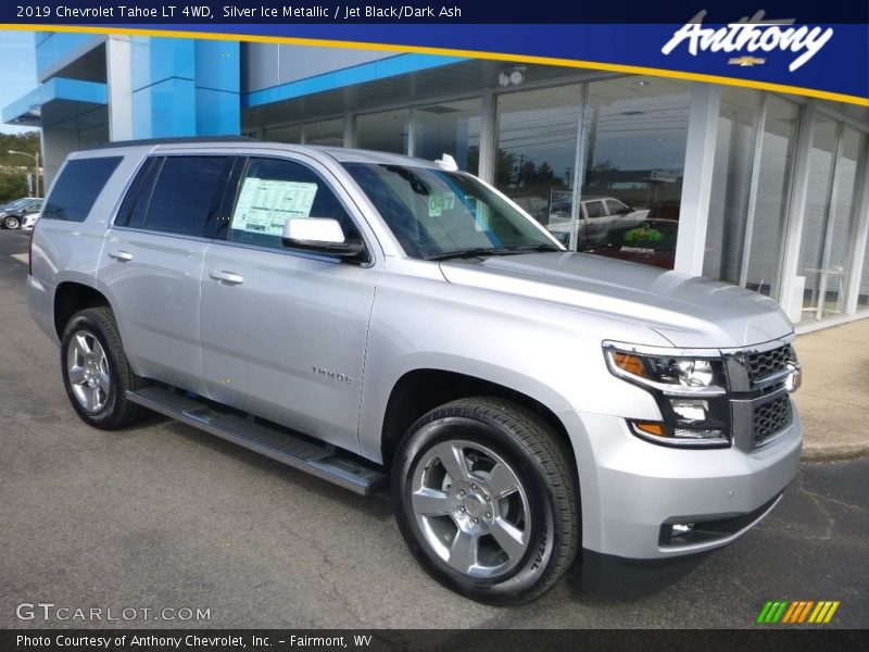 Silver Ice Metallic / Jet Black/Dark Ash 2019 Chevrolet Tahoe LT 4WD