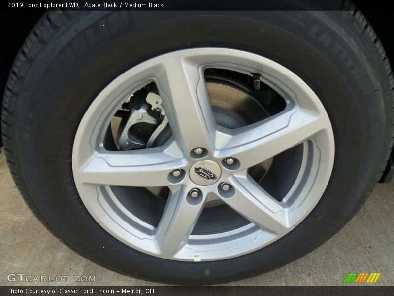 Agate Black / Medium Black 2019 Ford Explorer FWD