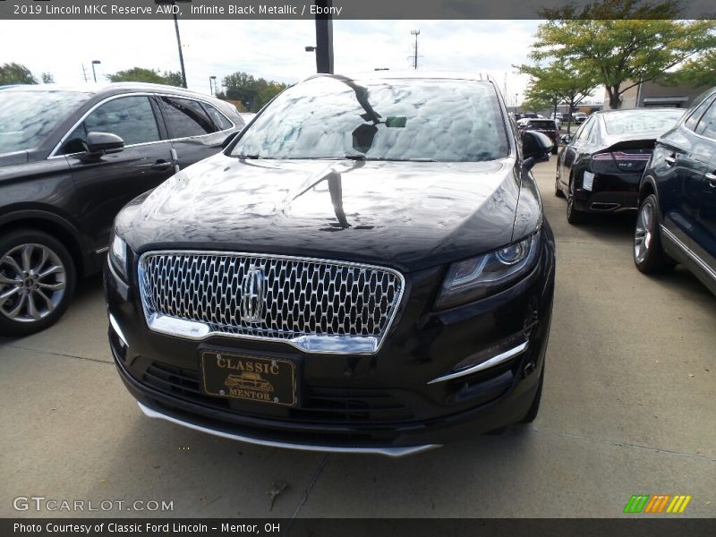 Infinite Black Metallic / Ebony 2019 Lincoln MKC Reserve AWD