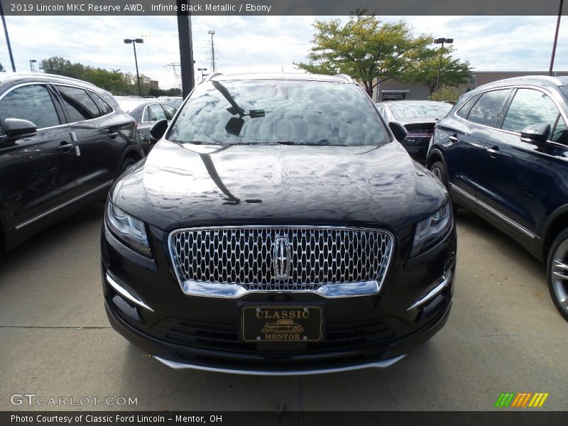 Infinite Black Metallic / Ebony 2019 Lincoln MKC Reserve AWD