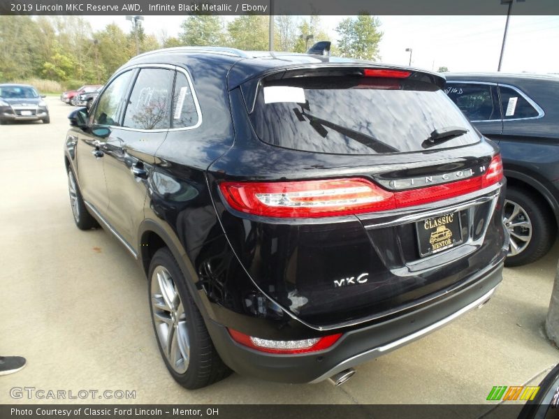 Infinite Black Metallic / Ebony 2019 Lincoln MKC Reserve AWD