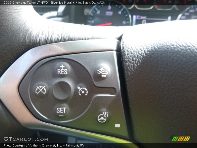 Silver Ice Metallic / Jet Black/Dark Ash 2019 Chevrolet Tahoe LT 4WD