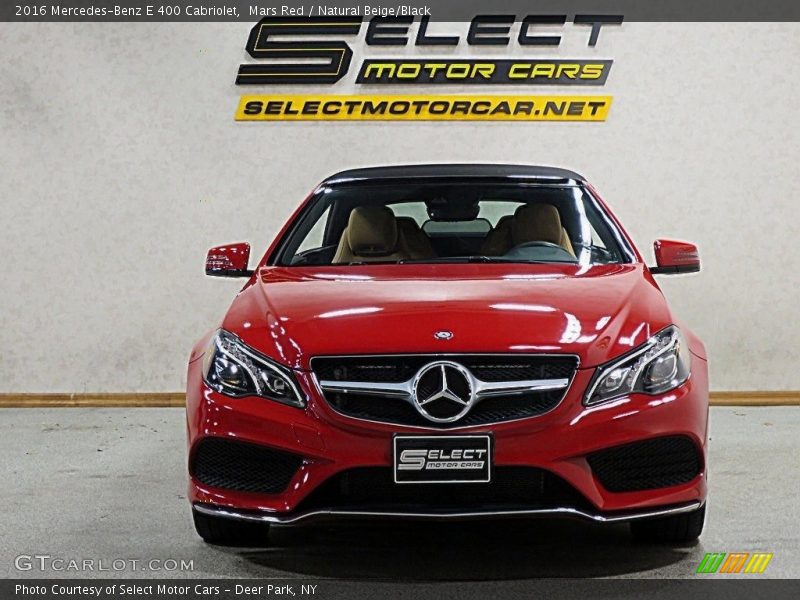 Mars Red / Natural Beige/Black 2016 Mercedes-Benz E 400 Cabriolet