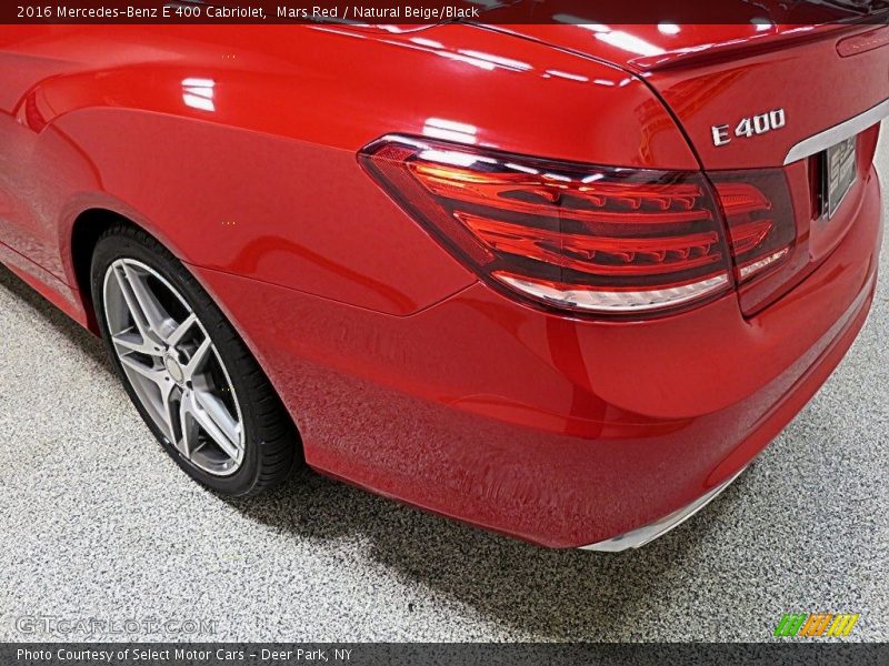 Mars Red / Natural Beige/Black 2016 Mercedes-Benz E 400 Cabriolet