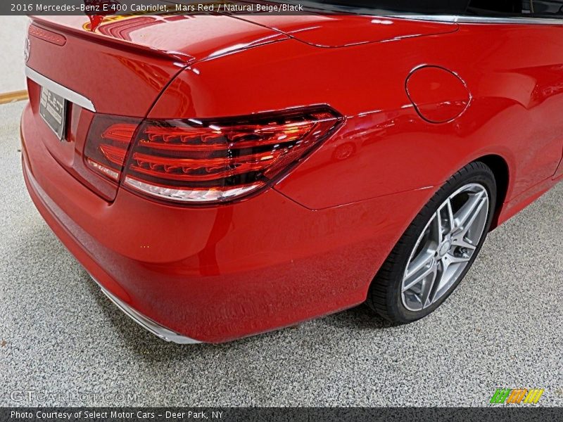 Mars Red / Natural Beige/Black 2016 Mercedes-Benz E 400 Cabriolet