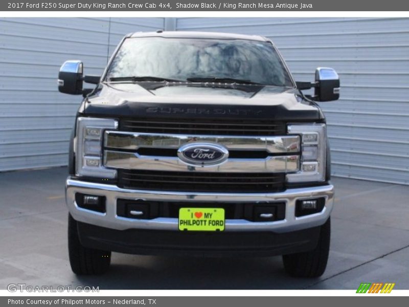Shadow Black / King Ranch Mesa Antique Java 2017 Ford F250 Super Duty King Ranch Crew Cab 4x4