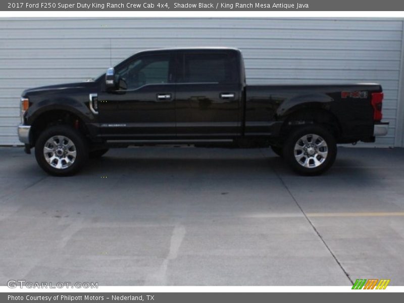 Shadow Black / King Ranch Mesa Antique Java 2017 Ford F250 Super Duty King Ranch Crew Cab 4x4