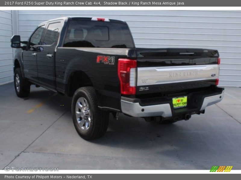 Shadow Black / King Ranch Mesa Antique Java 2017 Ford F250 Super Duty King Ranch Crew Cab 4x4