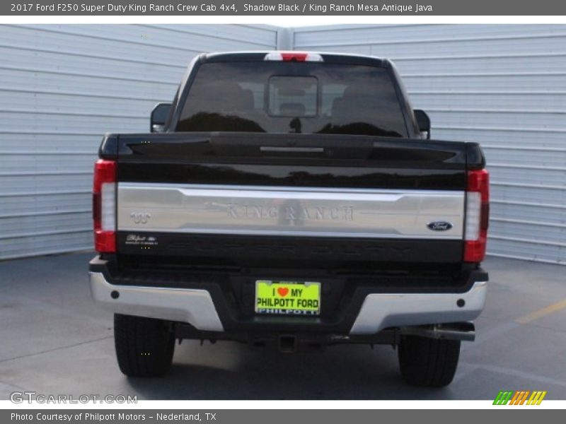 Shadow Black / King Ranch Mesa Antique Java 2017 Ford F250 Super Duty King Ranch Crew Cab 4x4