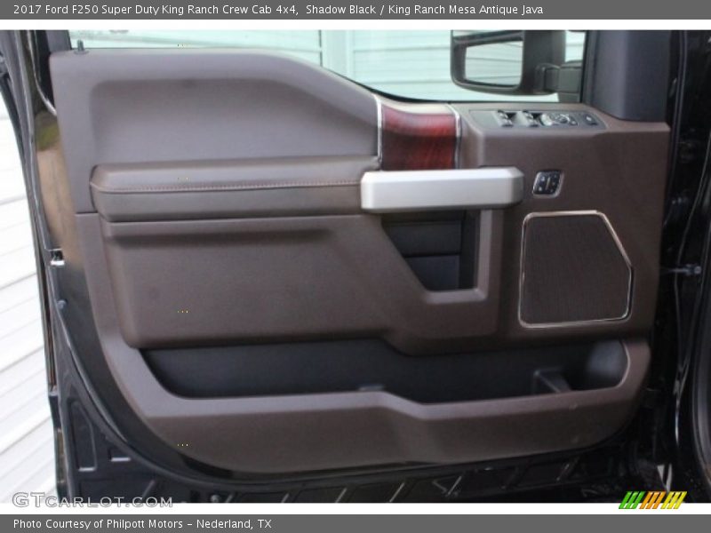 Shadow Black / King Ranch Mesa Antique Java 2017 Ford F250 Super Duty King Ranch Crew Cab 4x4