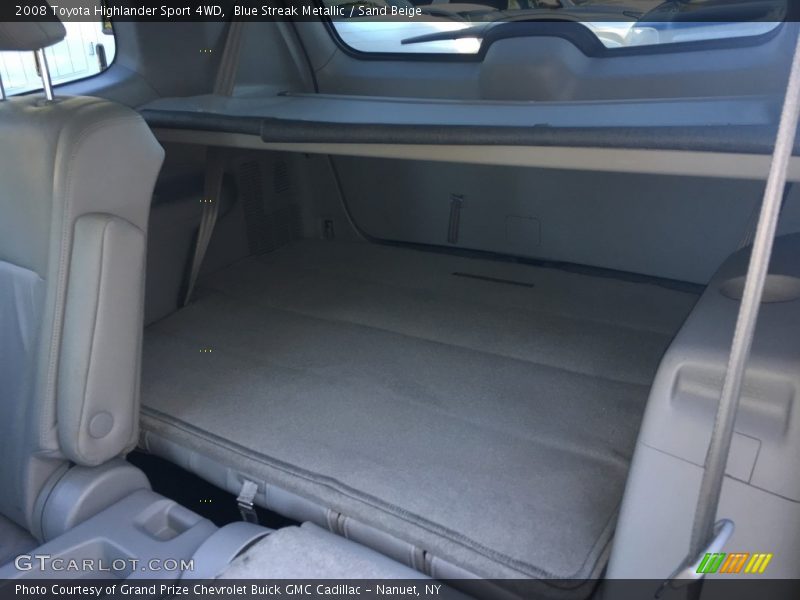 Blue Streak Metallic / Sand Beige 2008 Toyota Highlander Sport 4WD