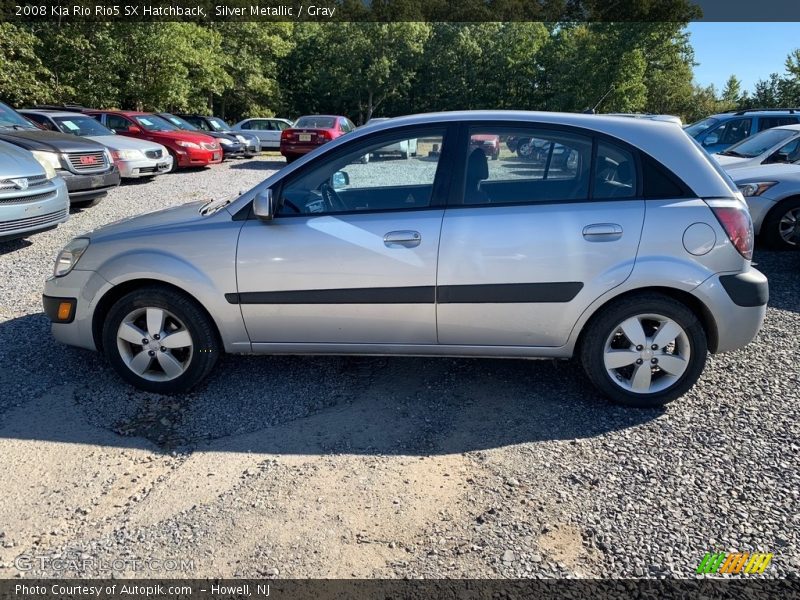 Silver Metallic / Gray 2008 Kia Rio Rio5 SX Hatchback