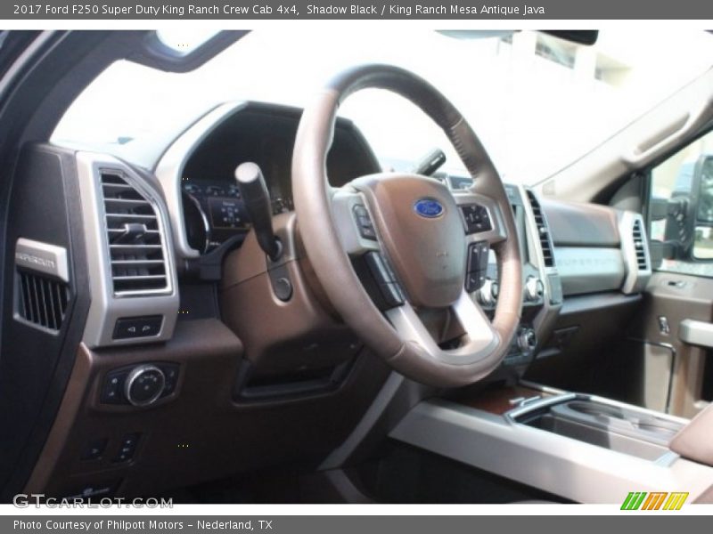 Shadow Black / King Ranch Mesa Antique Java 2017 Ford F250 Super Duty King Ranch Crew Cab 4x4