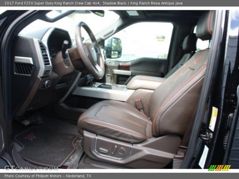 Shadow Black / King Ranch Mesa Antique Java 2017 Ford F250 Super Duty King Ranch Crew Cab 4x4