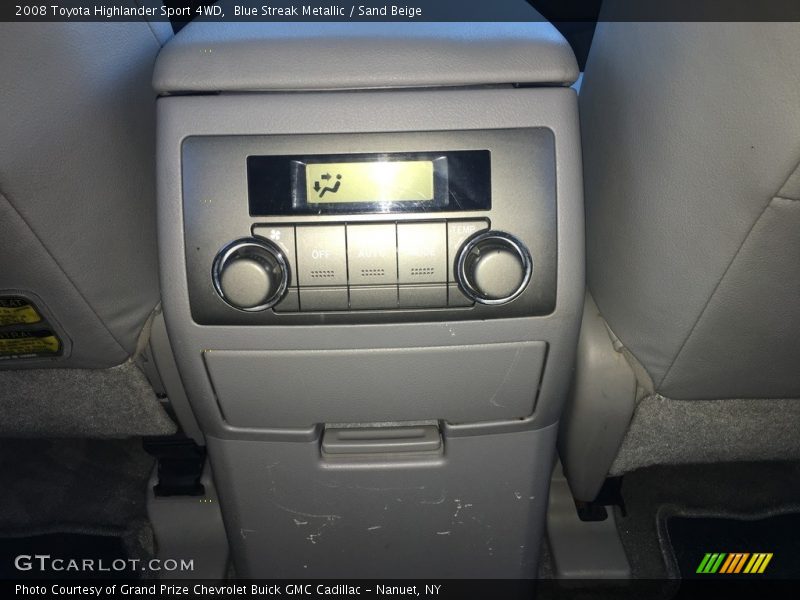 Blue Streak Metallic / Sand Beige 2008 Toyota Highlander Sport 4WD