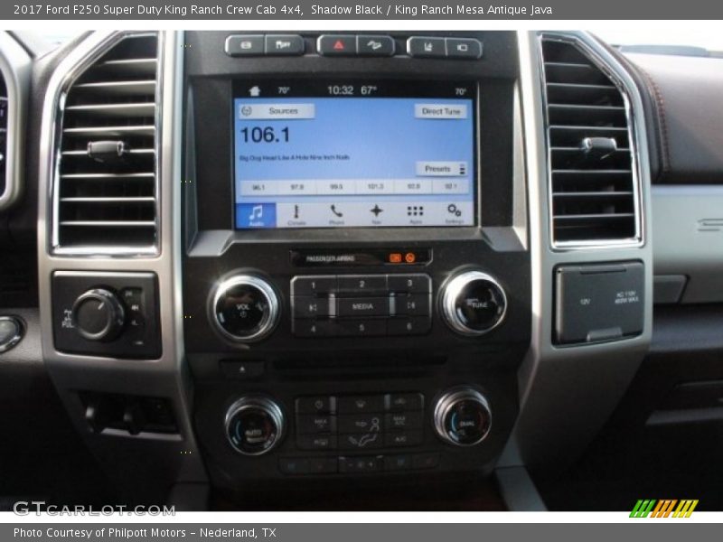 Shadow Black / King Ranch Mesa Antique Java 2017 Ford F250 Super Duty King Ranch Crew Cab 4x4