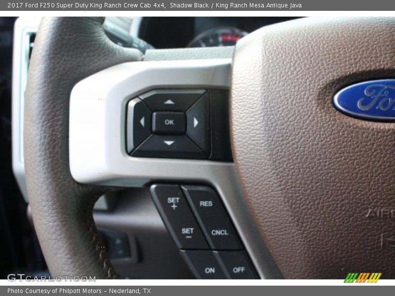 Shadow Black / King Ranch Mesa Antique Java 2017 Ford F250 Super Duty King Ranch Crew Cab 4x4