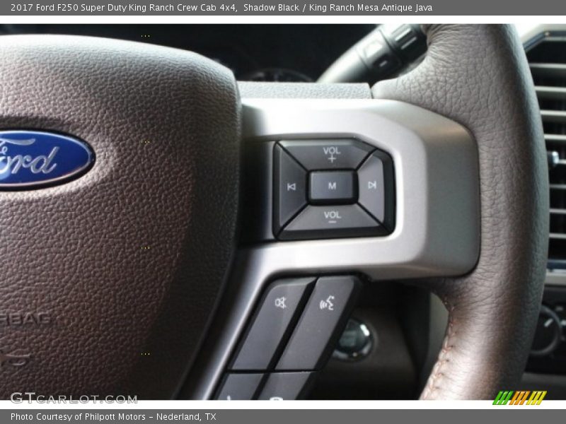 Shadow Black / King Ranch Mesa Antique Java 2017 Ford F250 Super Duty King Ranch Crew Cab 4x4
