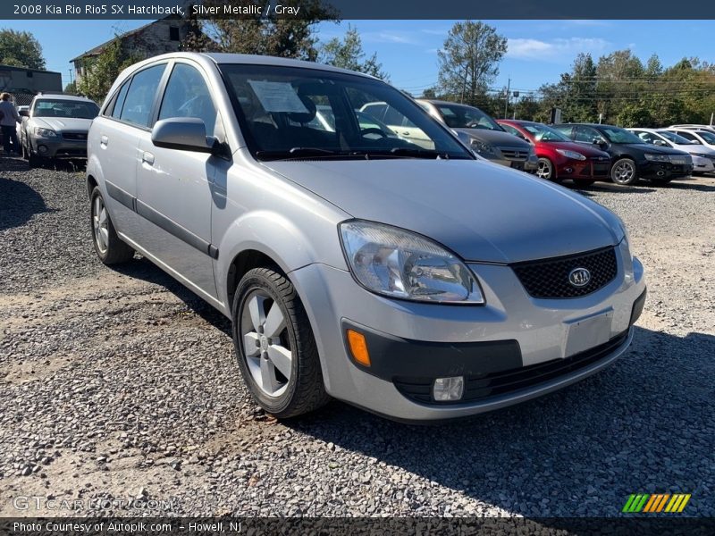 Silver Metallic / Gray 2008 Kia Rio Rio5 SX Hatchback