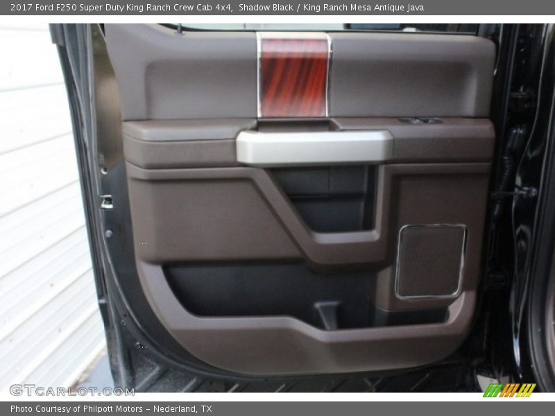 Shadow Black / King Ranch Mesa Antique Java 2017 Ford F250 Super Duty King Ranch Crew Cab 4x4