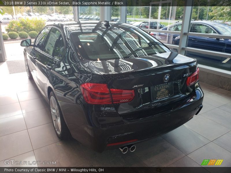 Black Sapphire Metallic / Black 2018 BMW 3 Series 330i xDrive Sedan