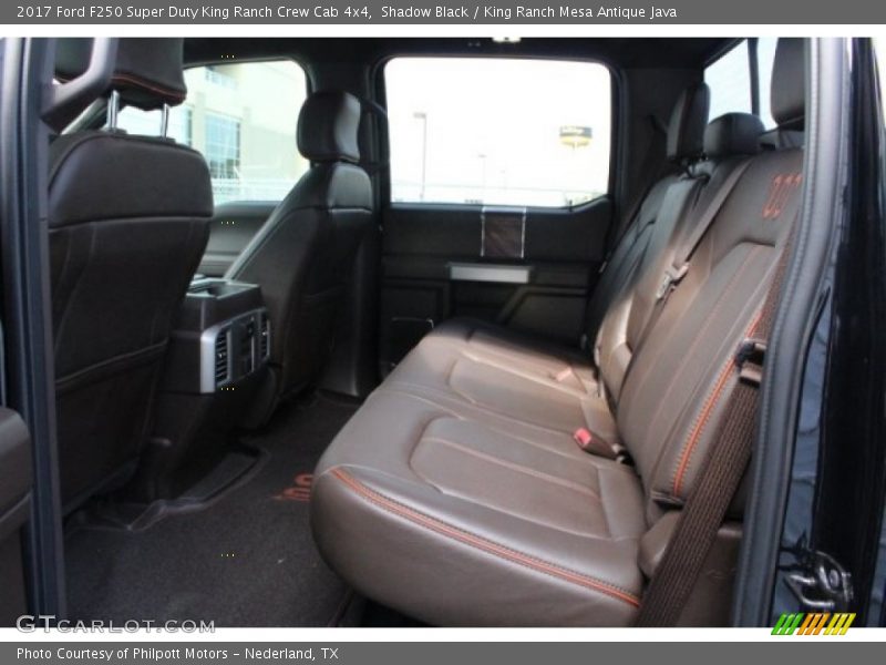 Shadow Black / King Ranch Mesa Antique Java 2017 Ford F250 Super Duty King Ranch Crew Cab 4x4