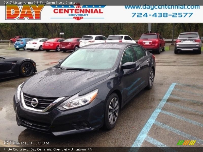 Storm Blue / Charcoal 2017 Nissan Altima 2.5 SV