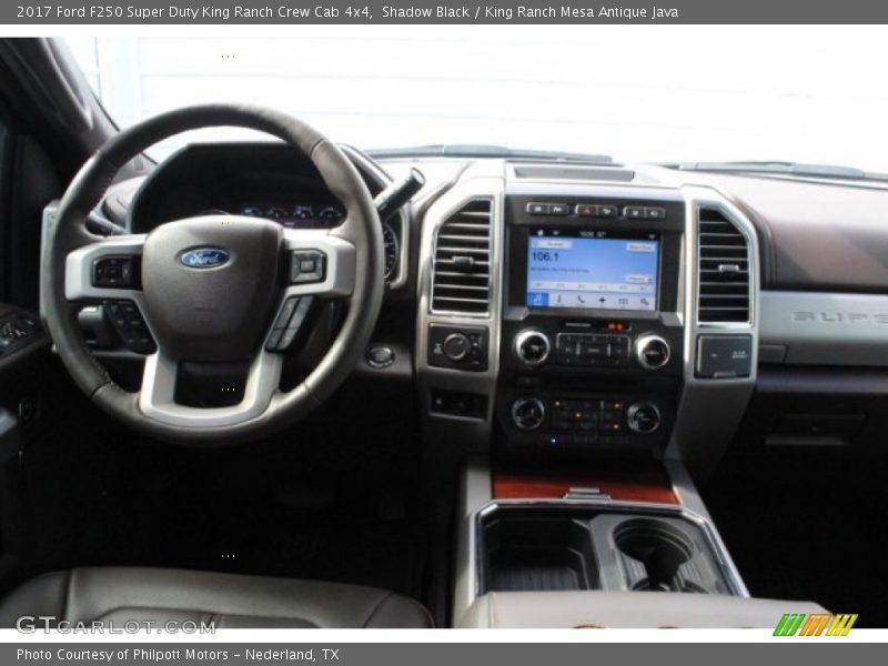 Shadow Black / King Ranch Mesa Antique Java 2017 Ford F250 Super Duty King Ranch Crew Cab 4x4