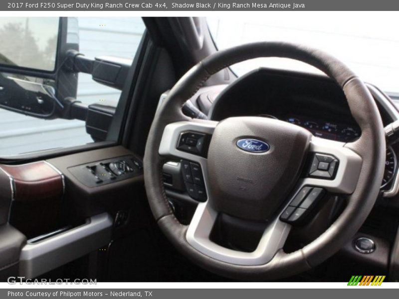 Shadow Black / King Ranch Mesa Antique Java 2017 Ford F250 Super Duty King Ranch Crew Cab 4x4