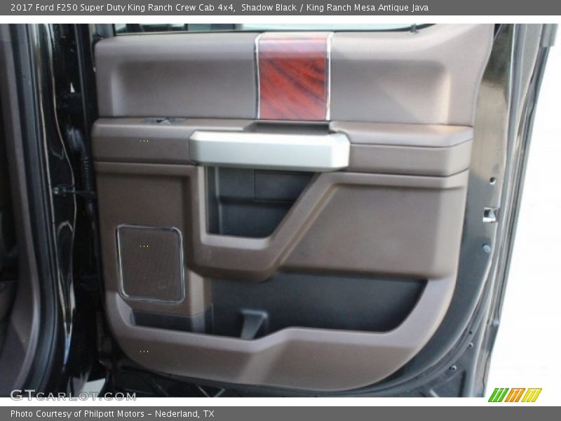 Shadow Black / King Ranch Mesa Antique Java 2017 Ford F250 Super Duty King Ranch Crew Cab 4x4