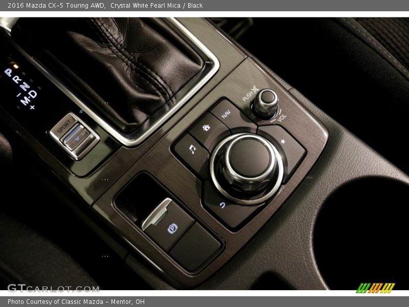 Crystal White Pearl Mica / Black 2016 Mazda CX-5 Touring AWD