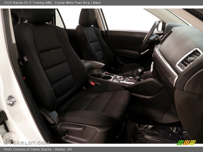 Crystal White Pearl Mica / Black 2016 Mazda CX-5 Touring AWD