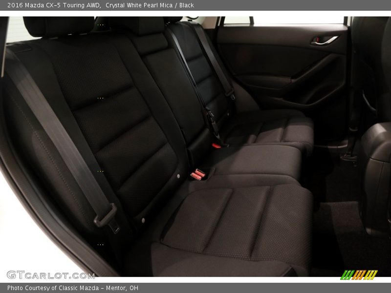 Crystal White Pearl Mica / Black 2016 Mazda CX-5 Touring AWD
