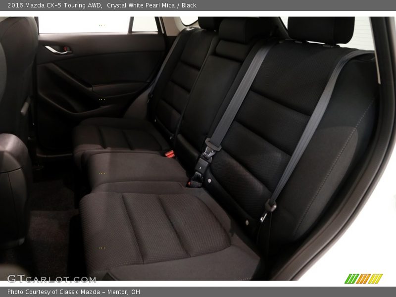 Crystal White Pearl Mica / Black 2016 Mazda CX-5 Touring AWD