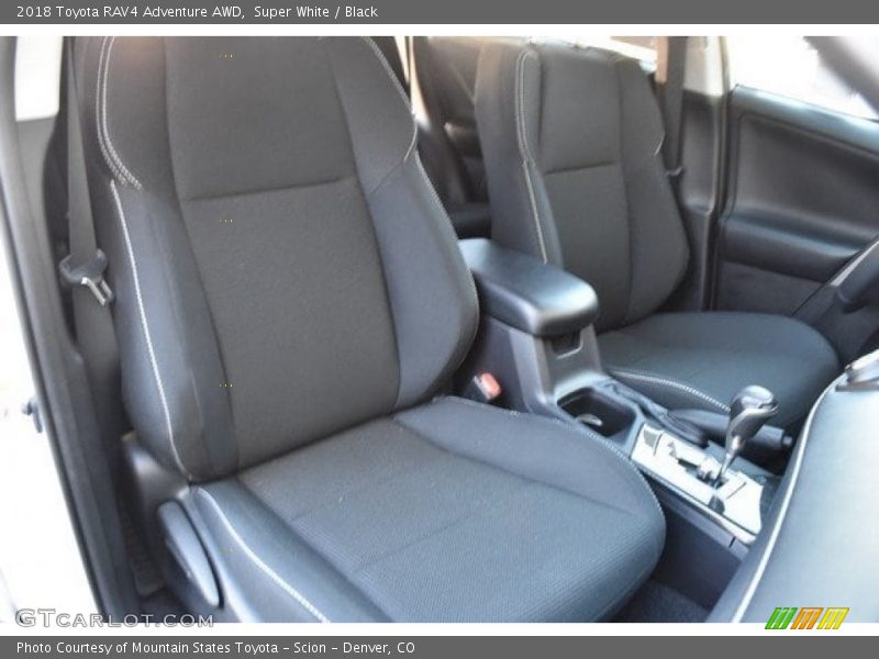 Super White / Black 2018 Toyota RAV4 Adventure AWD