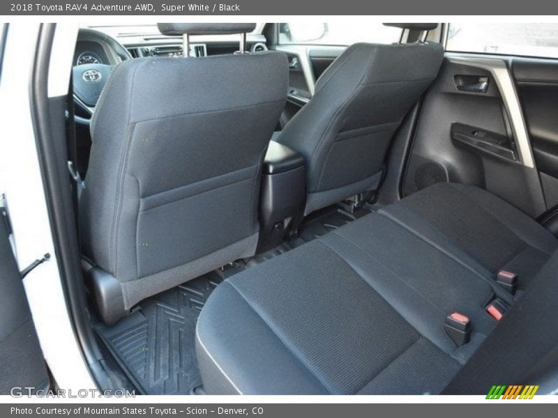 Super White / Black 2018 Toyota RAV4 Adventure AWD