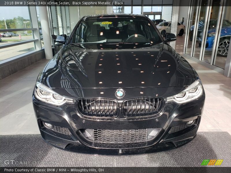 Black Sapphire Metallic / Black 2018 BMW 3 Series 340i xDrive Sedan