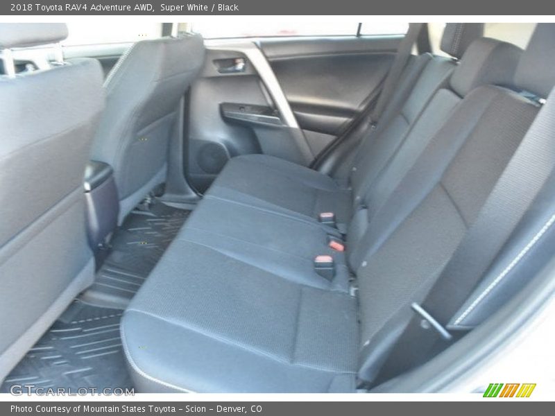 Super White / Black 2018 Toyota RAV4 Adventure AWD